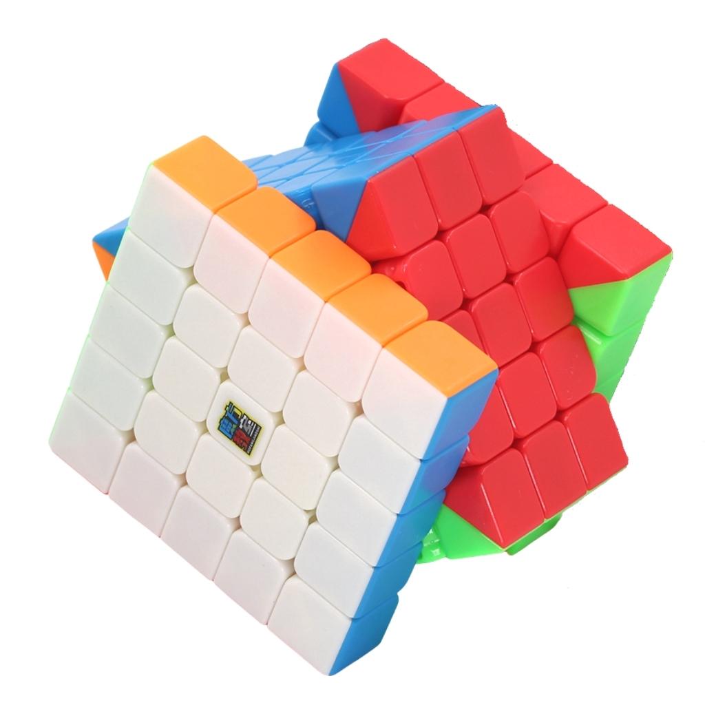 Black New Moyu Meilong 5x5 Rubix Speed Cube Smooth Puzzle 